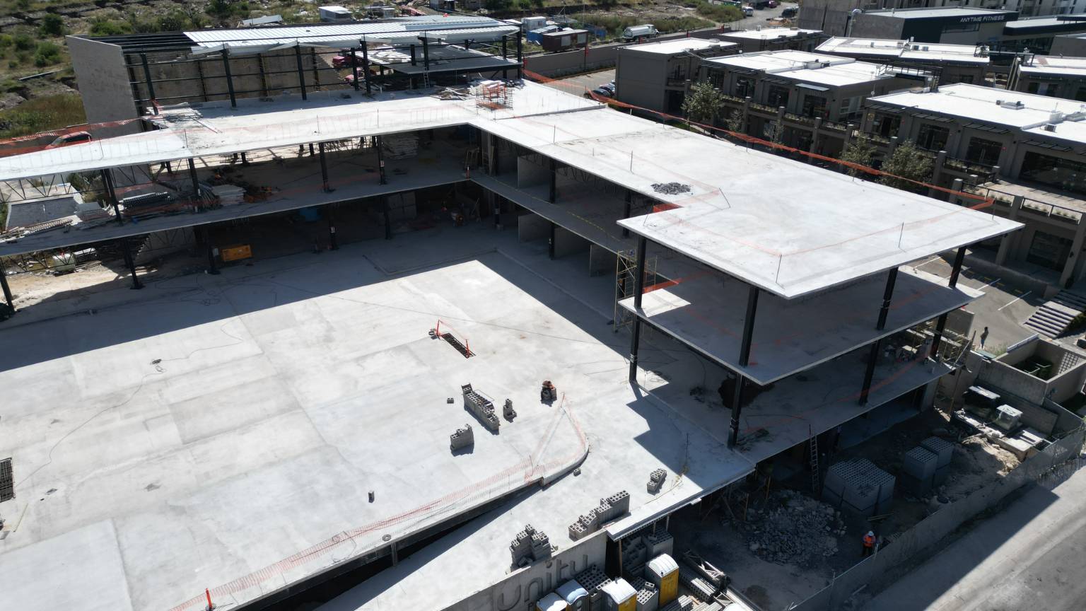 Foto proceso constructivo plaza unity